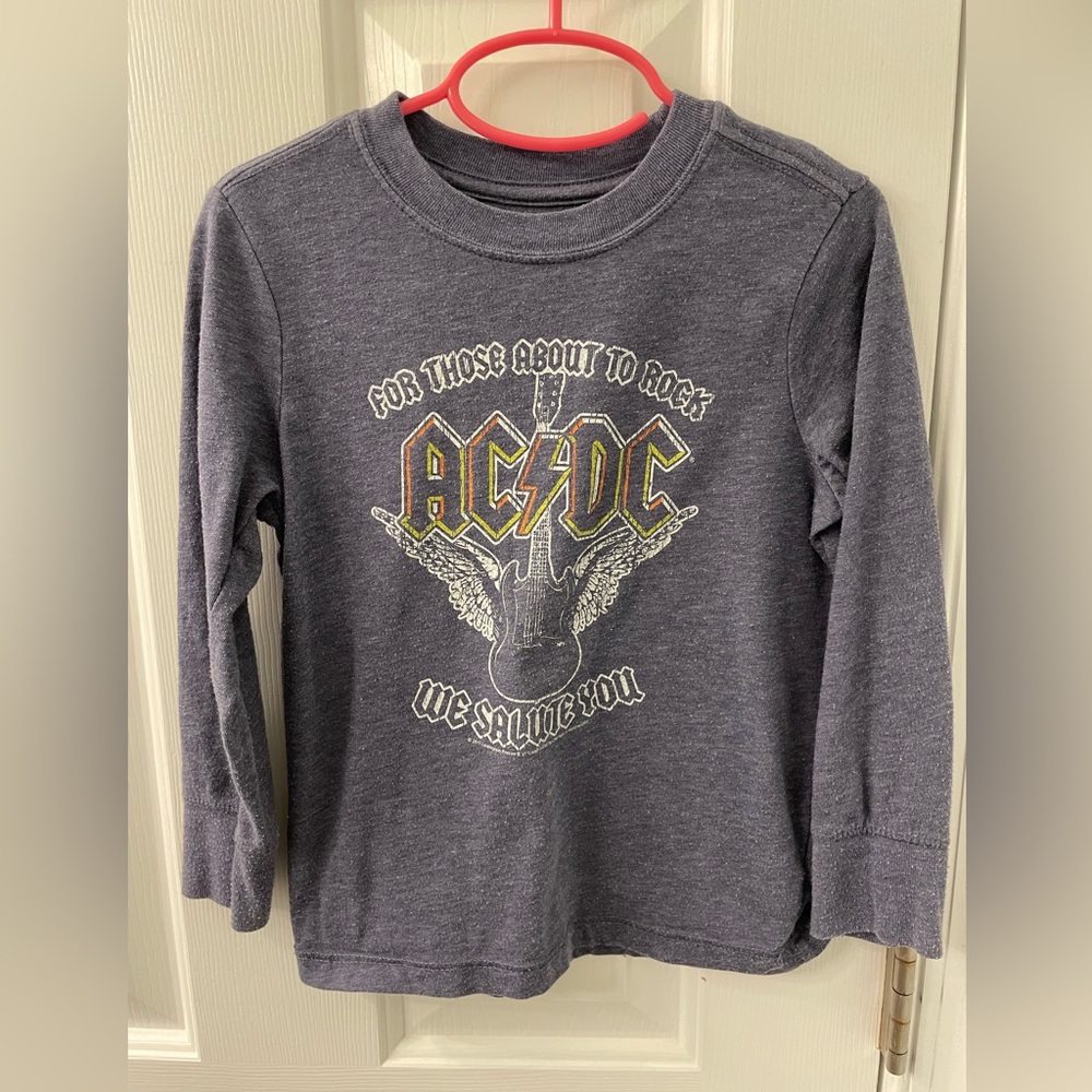 Old Navy Vintage look AC DC long sleeve T-shirt